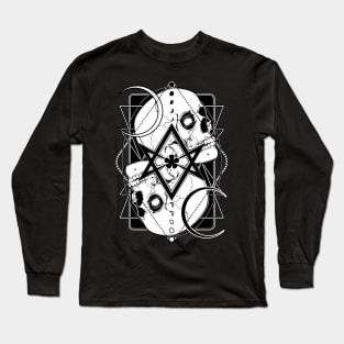 THELEMA: Do what thou wilt / Crowley's unicursal hexagram Long Sleeve T-Shirt
